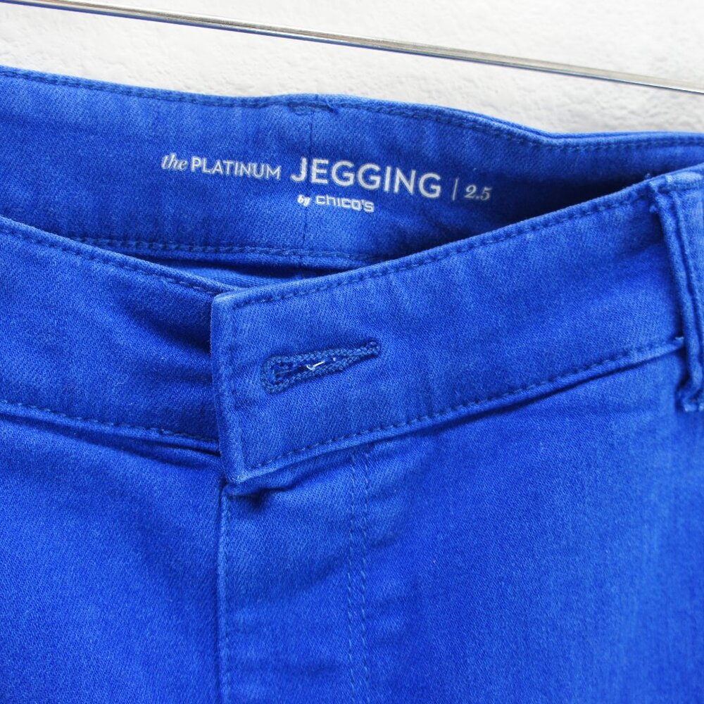 Chicos platinum pull on jegging jeans size 2.5 - Picture 2 of 3